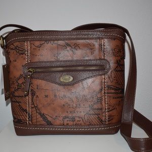 B.O.C Handbag Map-print, brand new with tag.